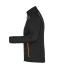 Dames Ladies' Hybrid Jacket   GRS Zwart/neon-oranje 10438