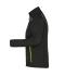 Dames Ladies' Hybrid Jacket   GRS Zwart/neon-geel 10438