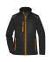 Ladies Ladies' Hybrid Jacket Black/neon-orange 10438