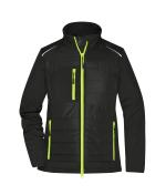 Ladies Ladies' Hybrid Jacket GRS Black/neon-yellow 10438