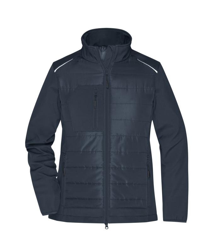 Dames Ladies' Hybrid Jacket GRS Carbon/carbon 10438