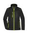 Femme Veste hybride femme   GRS Noir/néon jaune 10438