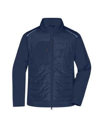 Heren Men's Hybrid Jacket   GRS Navy/navy 10440