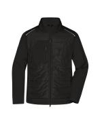 Men Men's Hybrid Jacket GRS Black/black 10440