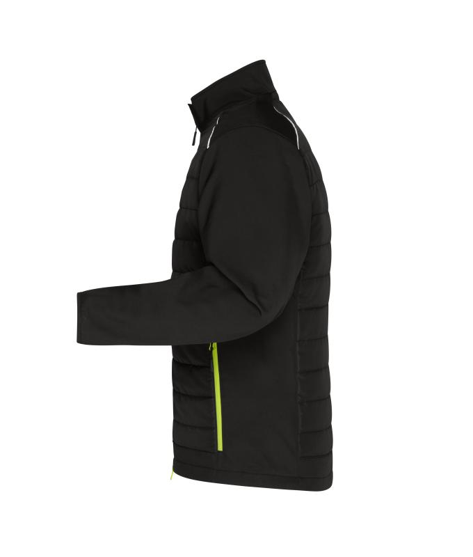 Homme Veste hybride homme GRS Noir/néon jaune 10440