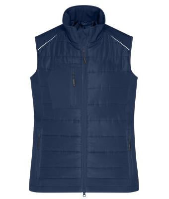 Dames Ladies' Hybrid Vest   GRS Navy/navy 10441