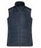 Dames Ladies' Hybrid Vest   GRS Carbon/carbon 10441