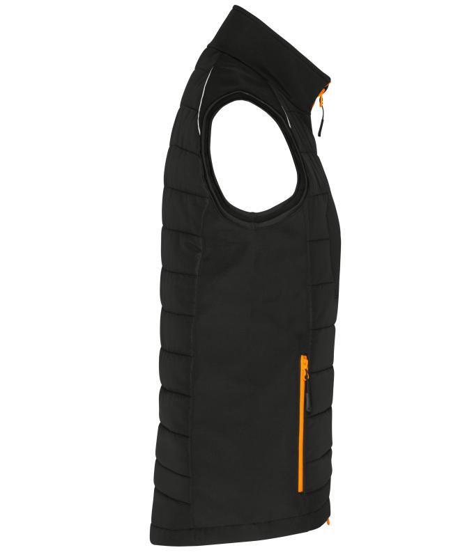 Ladies Ladies' Hybrid Vest GRS Black/neon-orange 10441