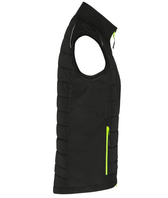 Ladies Ladies' Hybrid Vest GRS Black/neon-yellow 10441