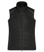Dames Ladies' Hybrid Vest GRS Zwart/zwart 10441