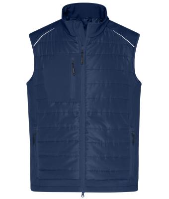 Homme Bodywarmer hybride homme   GRS Marine/marine 10442