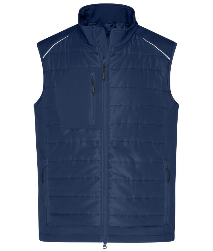 Homme Bodywarmer hybride homme GRS Marine/marine 10442