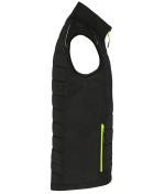 Homme Bodywarmer hybride homme GRS Noir/néon jaune 10442