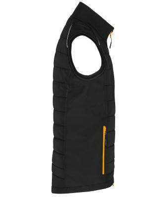 Heren Men's Hybrid Vest   GRS Zwart/neon-oranje 10442