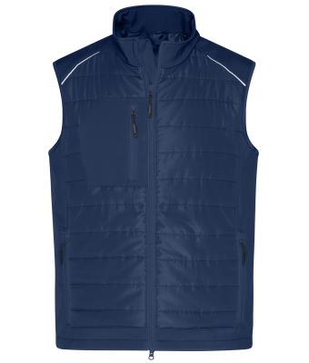 Men Men's Hybrid Vest Navy/navy 10442