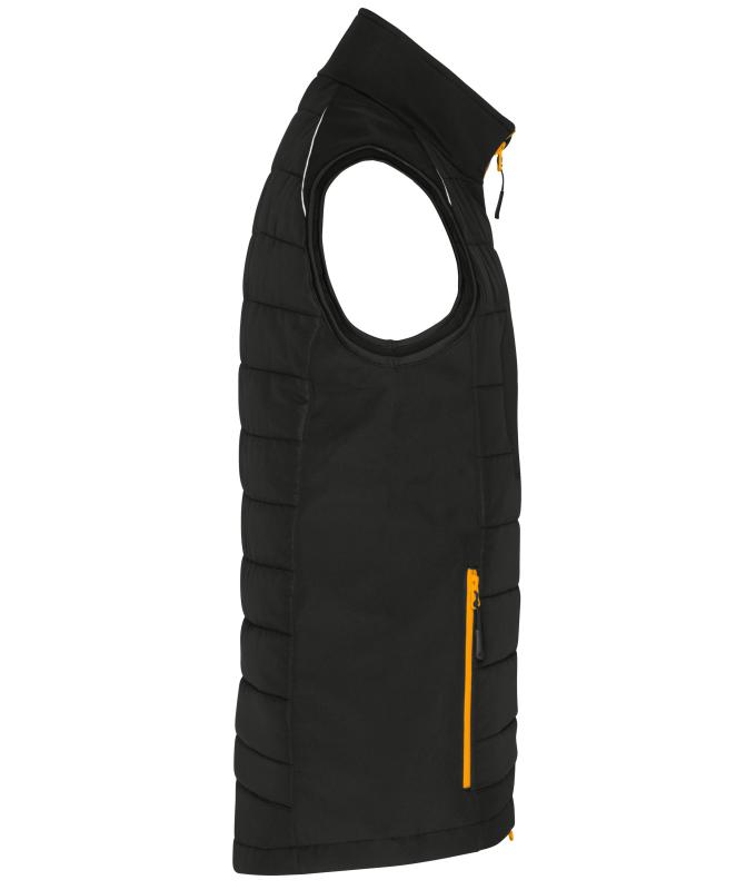 Men Men's Hybrid Vest GRS Black/neon-orange 10442