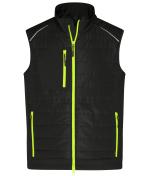 Men Men's Hybrid Vest GRS Black/neon-yellow 10442