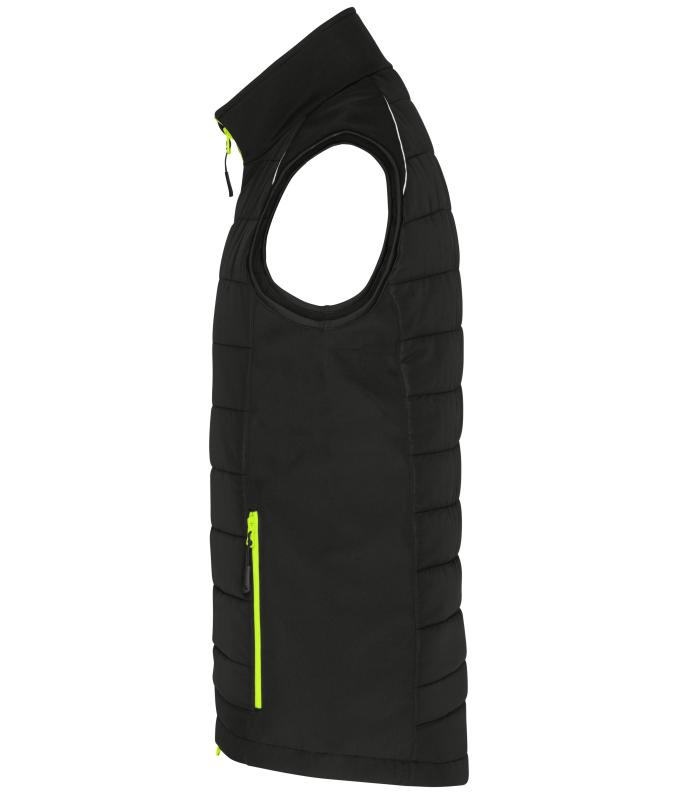 Herren Men's Hybrid Vest GRS Black/neon-yellow 10442
