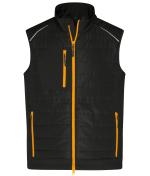 Heren Men's Hybrid Vest GRS Zwart/neon-oranje 10442