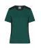 Dames Ladies' Workwear T-Shirt - STRONG - Donkergroen/zwart 10439