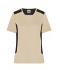 Dames Ladies' Workwear T-Shirt - STRONG - Steen/zwart 10439