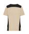 Damen Ladies' Workwear T-Shirt - STRONG - Stone/black 10439