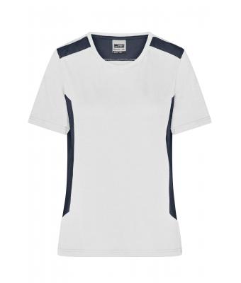 Dames Ladies' Workwear T-Shirt - STRONG - Wit/carbon 10439