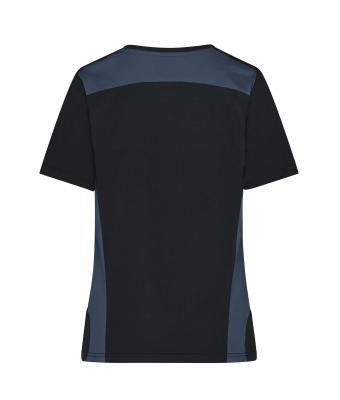 Dames Ladies' Workwear T-Shirt - STRONG - Zwart/carbon 10439
