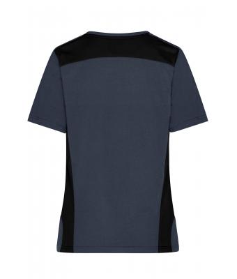 Dames Ladies' Workwear T-Shirt - STRONG - Carbon/zwart 10439