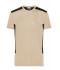 Heren Men`s Workwear T-Shirt - STRONG -   OCS Blended & RCS Steen/zwart 10443