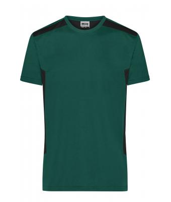 Heren Men`s Workwear T-Shirt - STRONG -   OCS Blended & RCS Donkergroen/zwart 10443