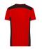 Heren Men`s Workwear T-Shirt - STRONG -   OCS Blended & RCS Rood/zwart 10443
