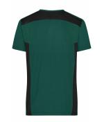 Heren Men`s Workwear T-Shirt - STRONG - OCS Blended & RCS Donkergroen/zwart 10443