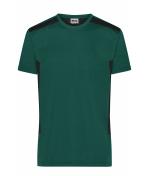 Heren Men`s Workwear T-Shirt - STRONG - OCS Blended & RCS Donkergroen/zwart 10443