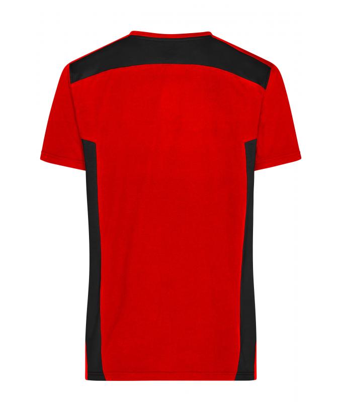 Heren Men`s Workwear T-Shirt - STRONG - OCS Blended & RCS Rood/zwart 10443