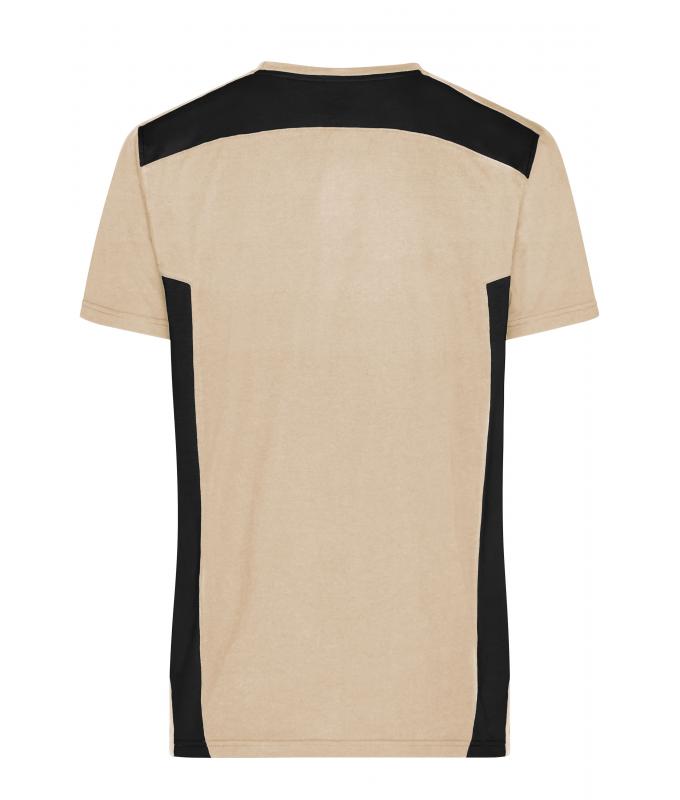 Heren Men`s Workwear T-Shirt - STRONG - OCS Blended & RCS Steen/zwart 10443
