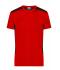 Homme T-shirt de travail pour homme - STRONG -   OCS Blended & RCS Rouge/noir 10443