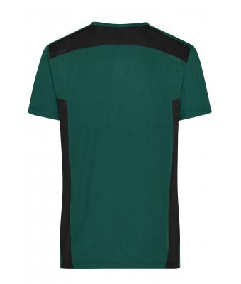 Homme T-shirt de travail pour homme - STRONG -   OCS Blended & RCS Vert-foncé/noir 10443