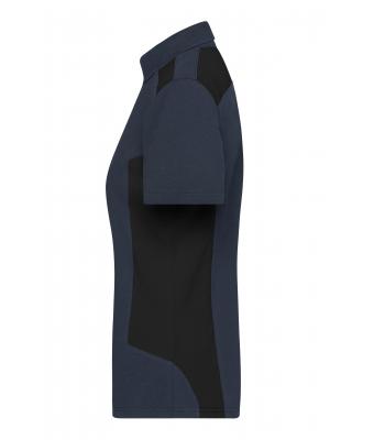 Dames Ladies' Workwear Polo - STRONG - Carbon/zwart 10444