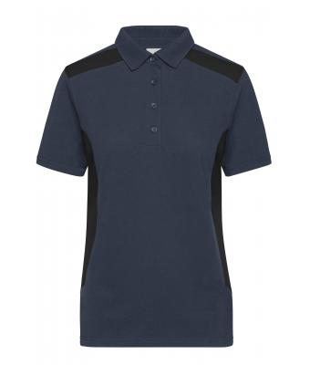 Dames Ladies' Workwear Polo - STRONG - Carbon/zwart 10444