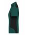 Dames Ladies' Workwear Polo - STRONG - Donkergroen/zwart 10444