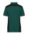 Dames Ladies' Workwear Polo - STRONG - Donkergroen/zwart 10444