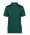 Dames Ladies' Workwear Polo - STRONG - Donkergroen/zwart 10444