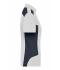 Femme Polo de travail femme - STRONG - Blanc/carbone 10444
