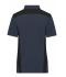 Femme Polo de travail femme - STRONG - Carbone/noir 10444