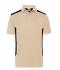 Men Men's Workwear Polo - STRONG -   OCS Blended & RCS Stone/black 10446