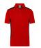 Men Men's Workwear Polo - STRONG - Red/black 10446