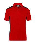 Men Men's Workwear Polo - STRONG - OCS Blended & RCS Red/black 10446