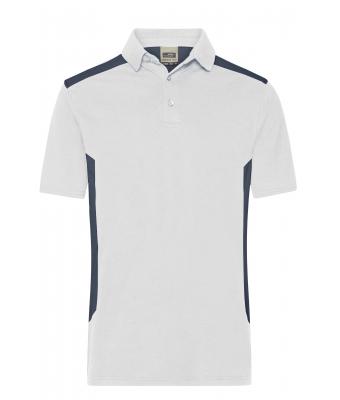 Herren Men's Workwear Polo - STRONG - White/carbon 10446