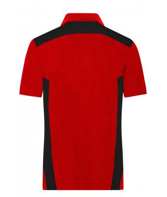 Homme Polo de travail homme - STRONG -   OCS Blended & RCS Rouge/noir 10446